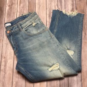 Distressed Zara jeans